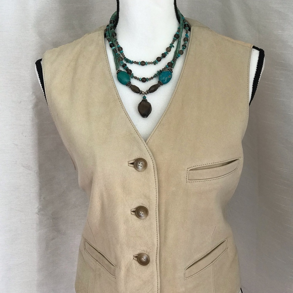 The Limited Genuine Leather Vest